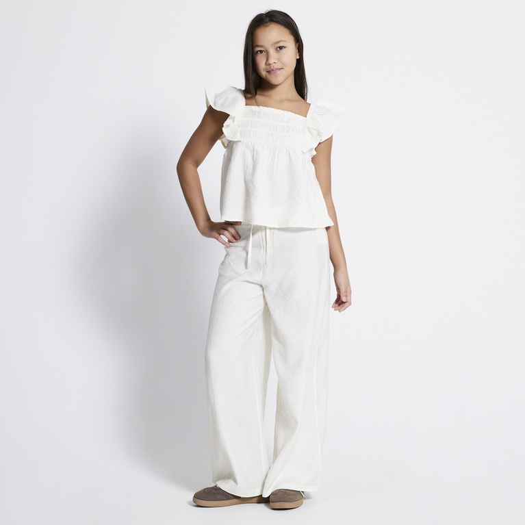 Drawstring pants "Myra" Off white